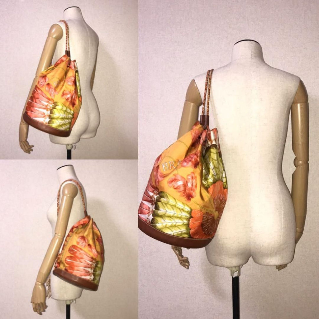 Hermes Silk Leather Soicle 22 Brazil Shoulder Bag Price Negotiation Welcome — view 9