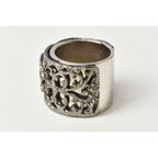 Chanel Ring Coco Rings Rhinestone Pearl Gunmetal Size 13 — view 2