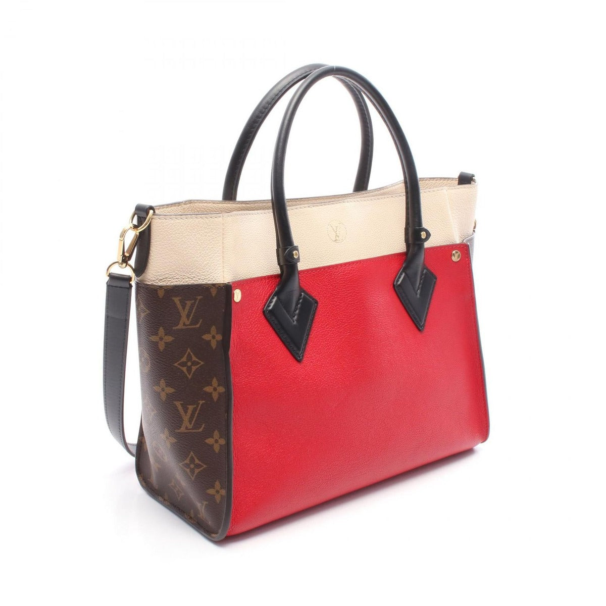 Louis Vuitton Handbag on My Side MM Leather Coating — view 2