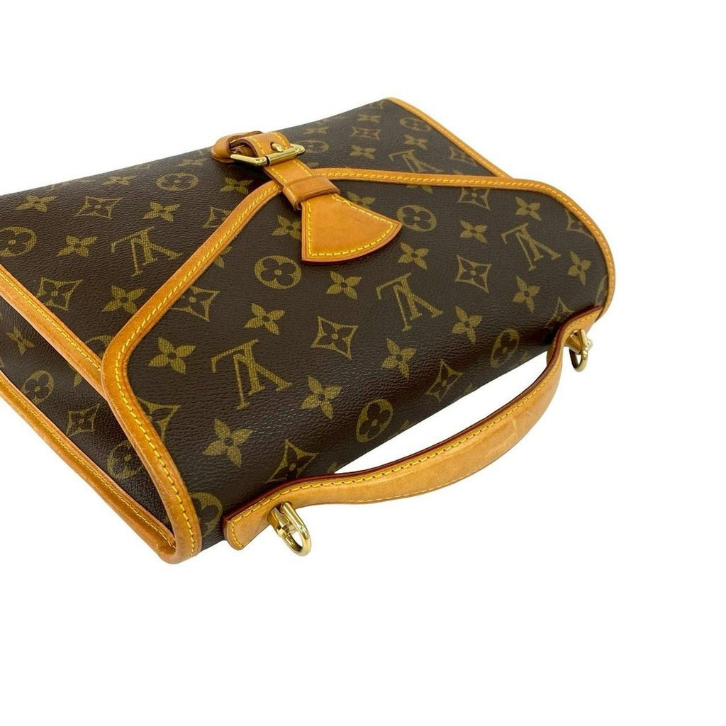 Louis Vuitton Vintage Bel Air Monogram Leather 2-Way Shoulder Bag Brown — view 4