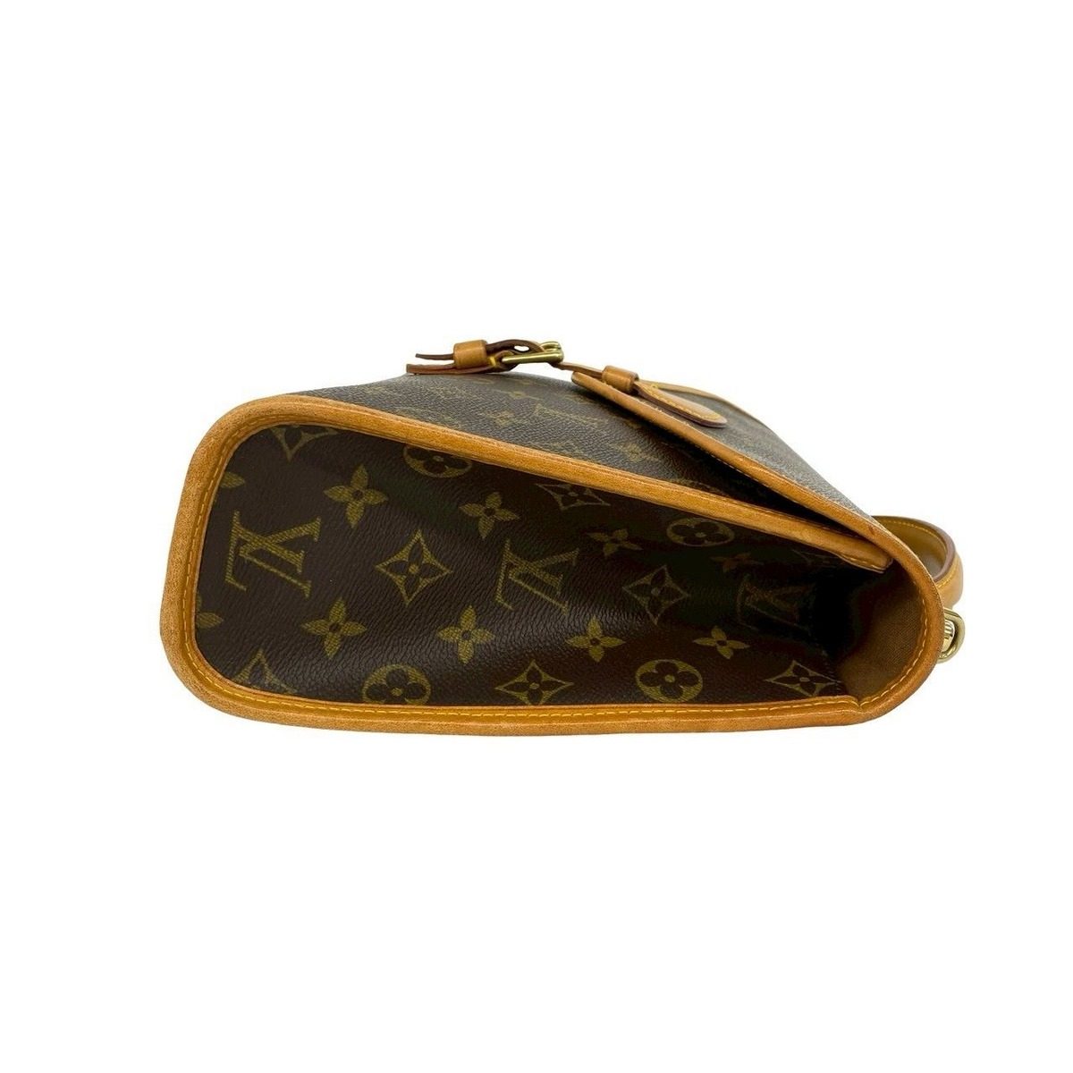 Louis Vuitton Vintage Bel Air Monogram Leather 2-Way Shoulder Bag Brown — view 6