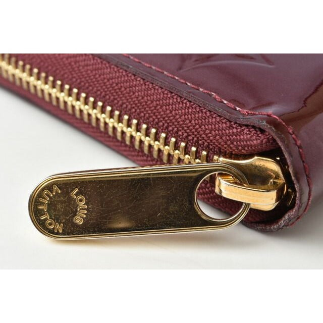 Louis Vuitton Wallet Round Zipper Vernis Rouge Fauviste — view 4