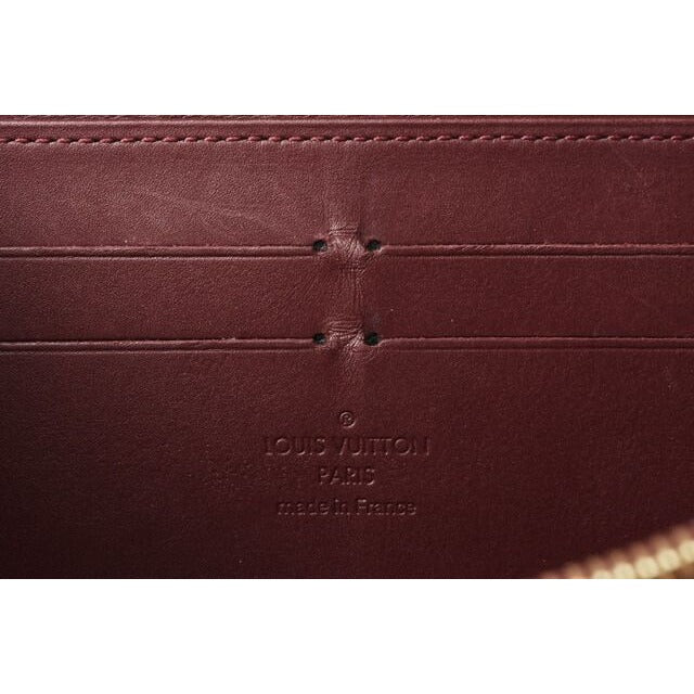 Louis Vuitton Wallet Round Zipper Vernis Rouge Fauviste — view 7