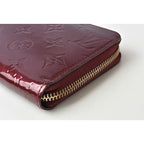 Louis Vuitton Wallet Round Zipper Vernis Rouge Fauviste — view 9