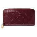 Louis Vuitton Wallet Round Zipper Vernis Rouge Fauviste