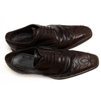 Louis Vuitton Shoes Business Men Leather Dark Brown — view 5