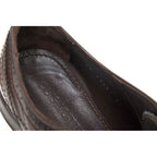 Louis Vuitton Shoes Business Men Leather Dark Brown — view 8