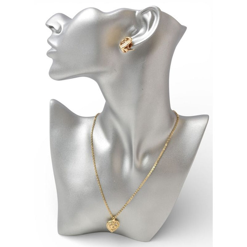 Christian Dior Necklace Earrings Set Vintage Pendant Accessory — view 9