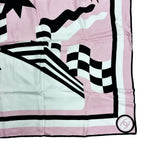 Chanel Large Scarf CC Logo Silk Pink — view 5