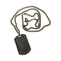 Louis Vuitton Necklace Plaque Monogram Eclipse Di1107