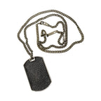 Louis Vuitton Necklace Plaque Monogram Eclipse Di1107