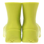 Bottega Veneta the Puddle Rubber Paddle Boots in Green 35 — view 3