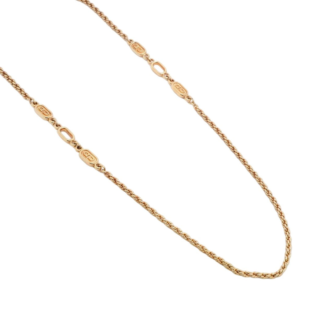 Dior Necklace CD Logo Gold Plated — view 2