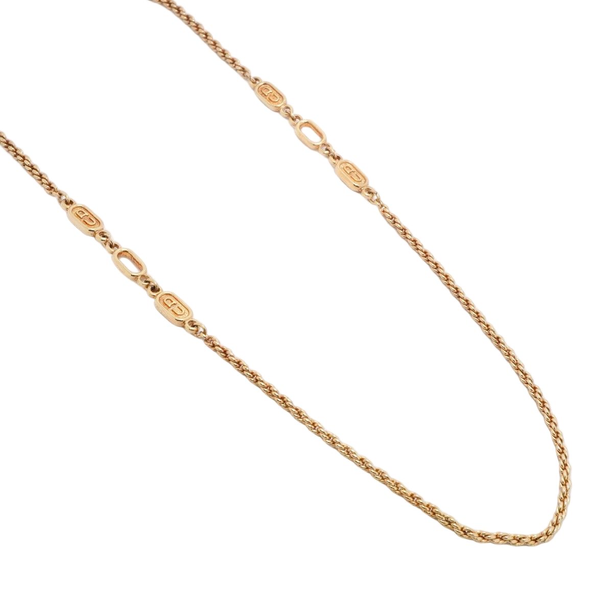 Dior Necklace CD Logo Gold Plated — view 2