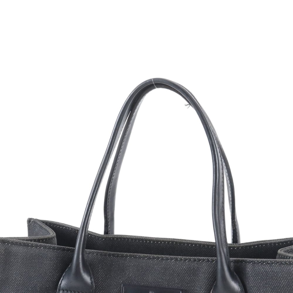 Gucci Denim Leather Tote Shoulder Business Document — view 2
