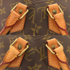 Louis Vuitton Speedy 40 Monogram Brown Handbag 0137 — view 8