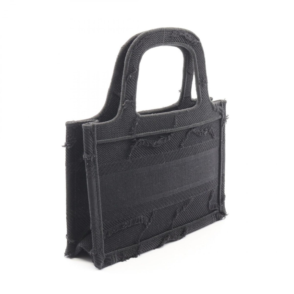 Dior Handbag Book Tote Mini Black Canvas — view 2