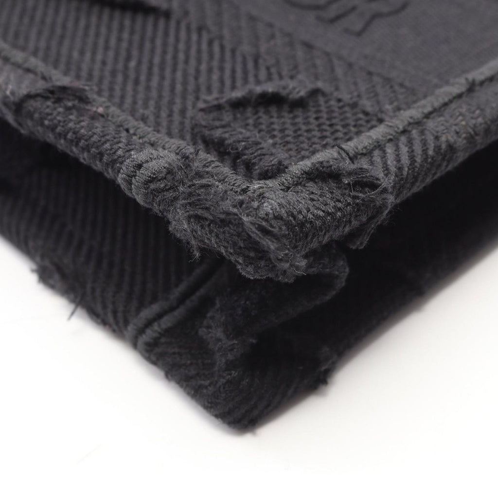 Dior Handbag Book Tote Mini Black Canvas — view 5