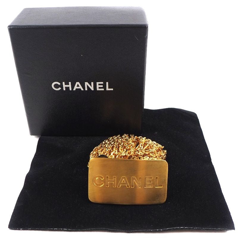 Chanel Chain Logo Plate Gold Plated 96 a Belt — view 2
