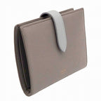Celine Medium Strap Wallet Calfskin Pebble Glaze Mineral Blue Bicolor — view 3