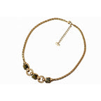 Christian Dior Necklace Vintage Rhinestone Green — view 2