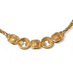 Christian Dior Necklace Vintage Rhinestone Green — view 5