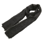 Gucci Muffler Shawl GG Canvas Logo Black JS AA GY19 Scarf