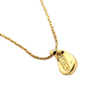 Dior Necklace Gold Plated Rhinestone — view 2