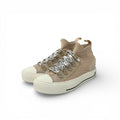 Dior Walkndior Sneakers Shoes Knit Rubber Pink Beige Logo High Cut