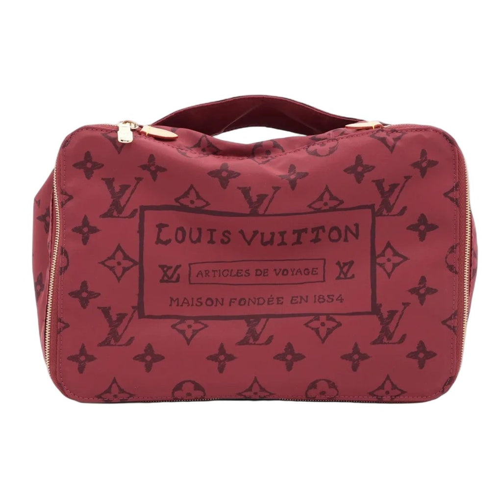 Louis Vuitton Monogram Cube de Langemont PM Pouch Leather Handbag