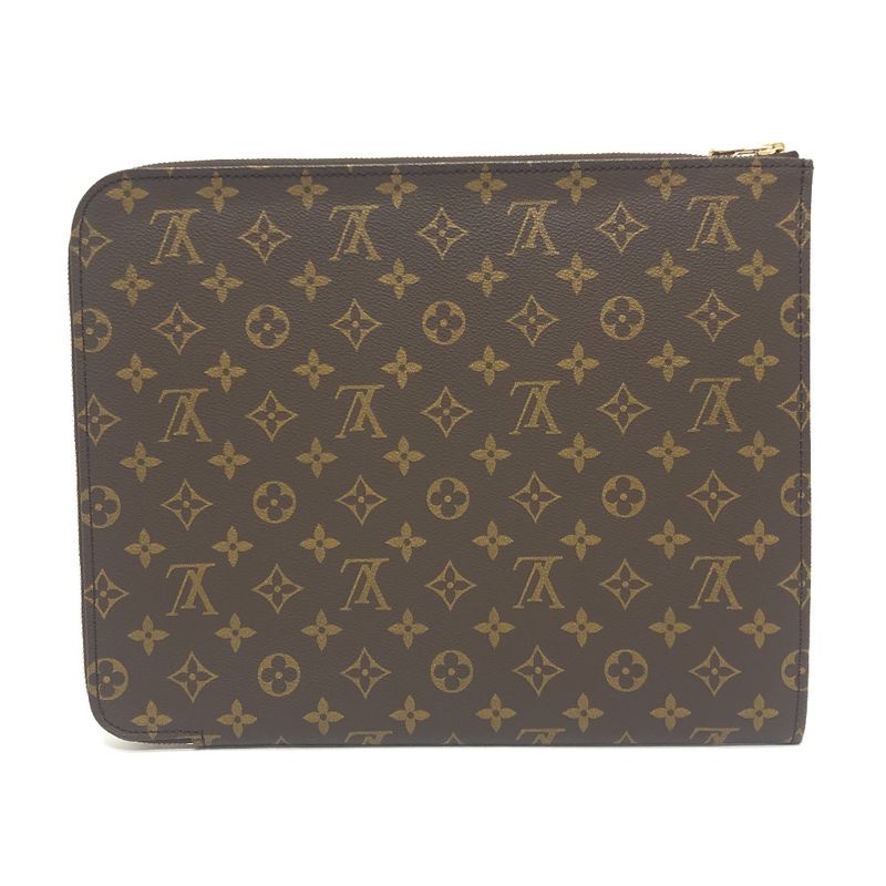 Louis Vuitton Clutch Bag Brown — view 2