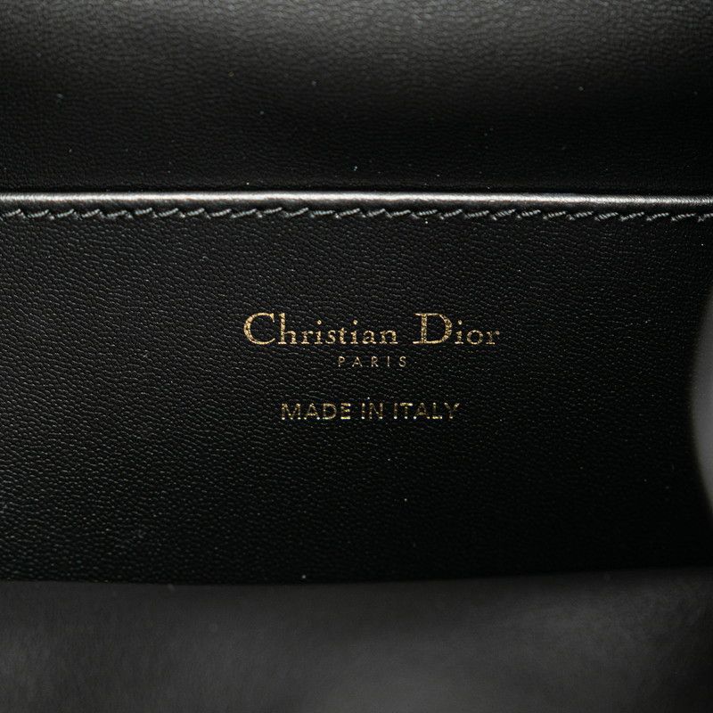 Dior Macrocanage Caro Medium Backpack Rucksack Black Leather — view 8