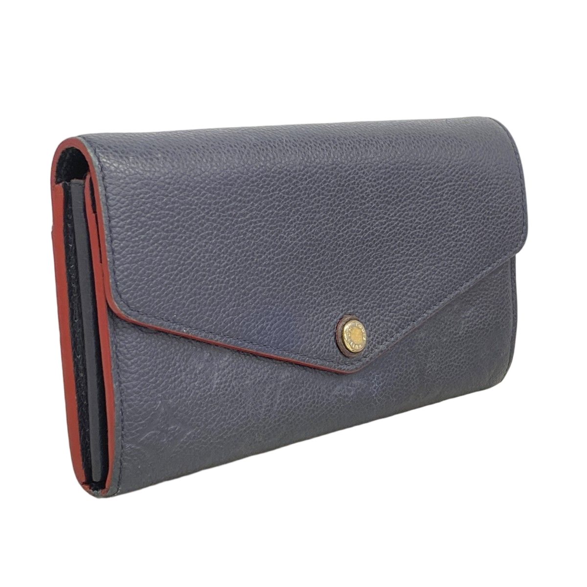 Louis Vuitton Wallet Monogram Empreinte Portefeuille Sarah Marine — view 2
