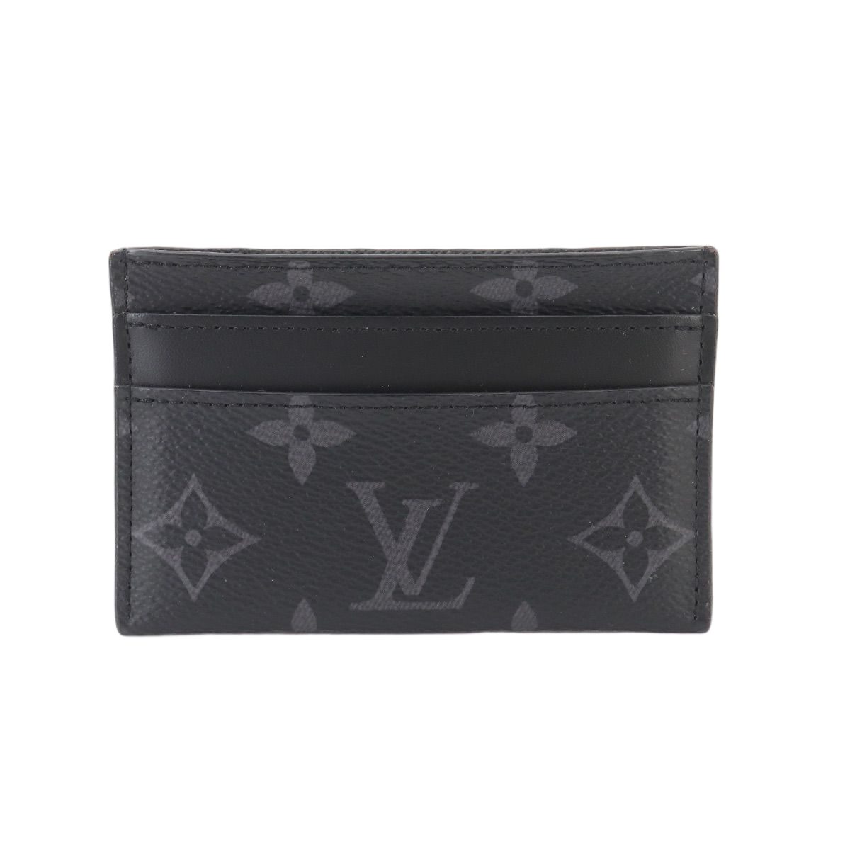 Louis Vuitton Monogram Eclipse Card Holder Double Case