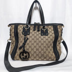 Gucci GG Canvas 2-Way Shoulder Bag with Charm
