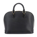 Louis Vuitton Epi Alma PM Hand Bag Leather Noir Gold