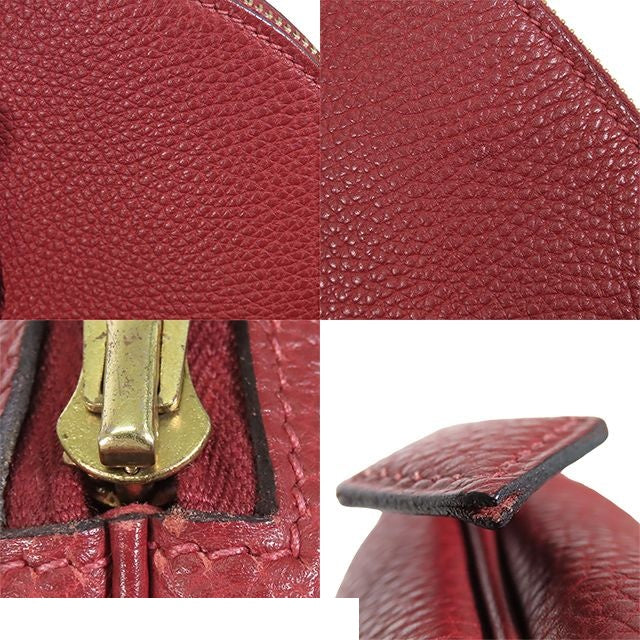 Hermes Bolide Web 31 Rouge Ash Gold Togo Handbag — view 6