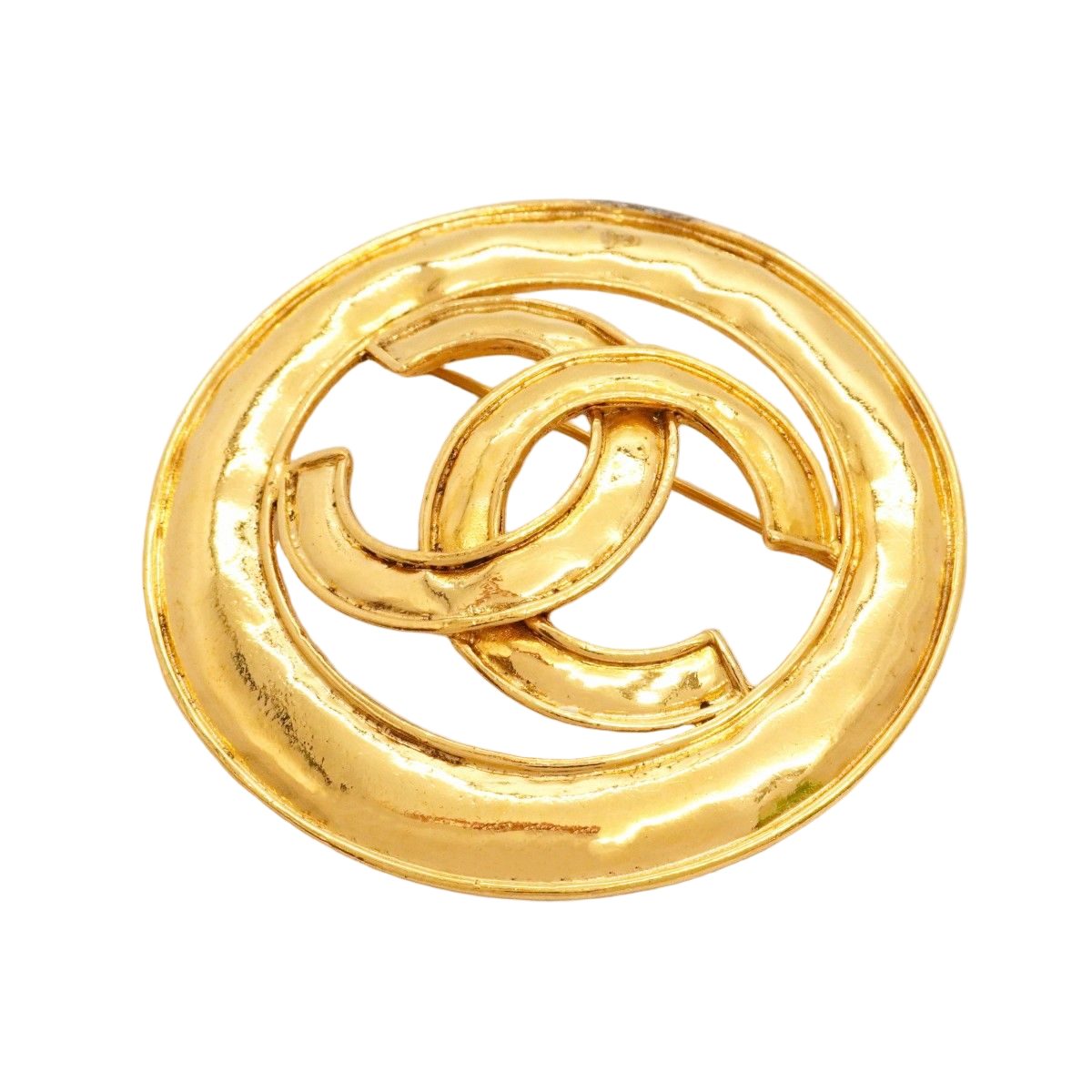 Chanel Brooch Vintage CC Logo Round — view 2