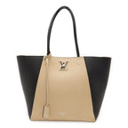Louis Vuitton Lockme Cabas Tote Bag Twist Lock Bicolor Vanille — view 2
