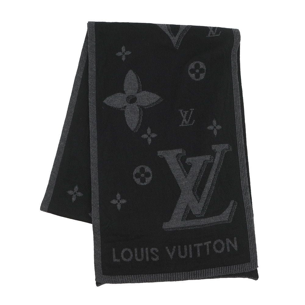 Louis Vuitton Scarf LV Galaxy Wool Black Noir