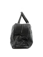 Chanel CC Caviar XL Travel Bag Bowler Tote Weekender Boston Duffle