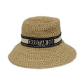 Dior D Bobby Wide Brim Hat 34 Dbp924 G153 Beige Black Size 57