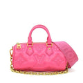 Louis Vuitton Handbag Papillon BB Dragon Fruit Bubble Glam Leather Gold