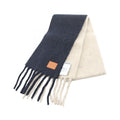 Loewe Muffler Scarf Fsf 4 Ss1 Navy Wool