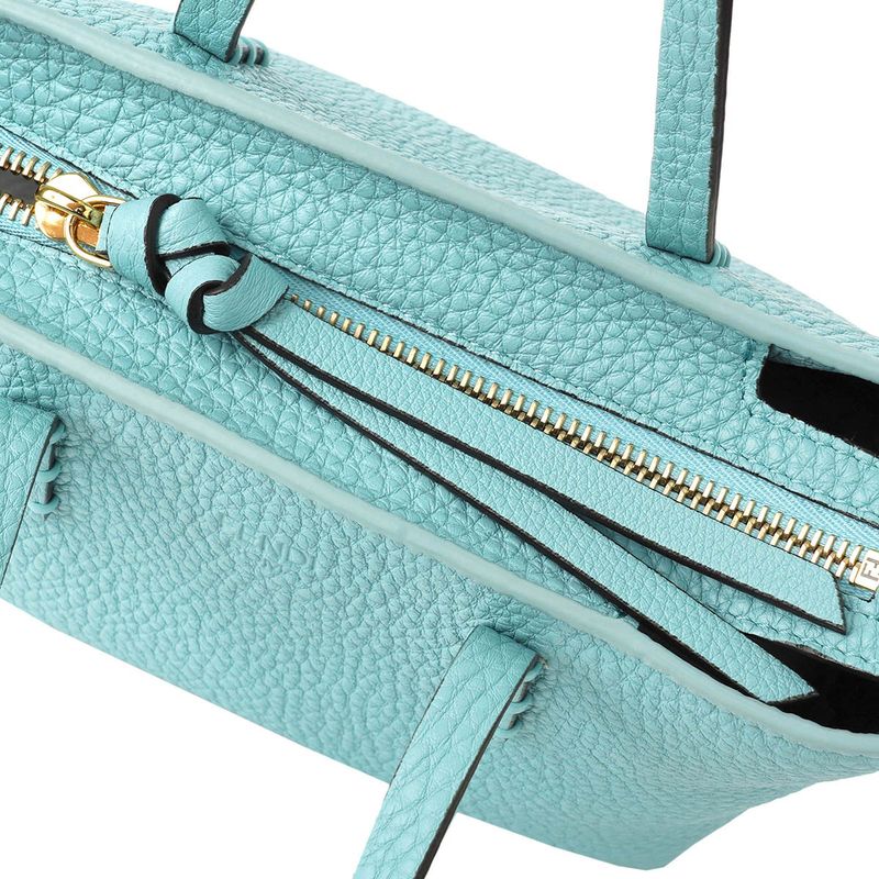 Fendi Handbag Rolled Mini Light Blue — view 9