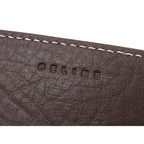 Celine Triomphe Leather Card Case Holder Business Brown — view 5