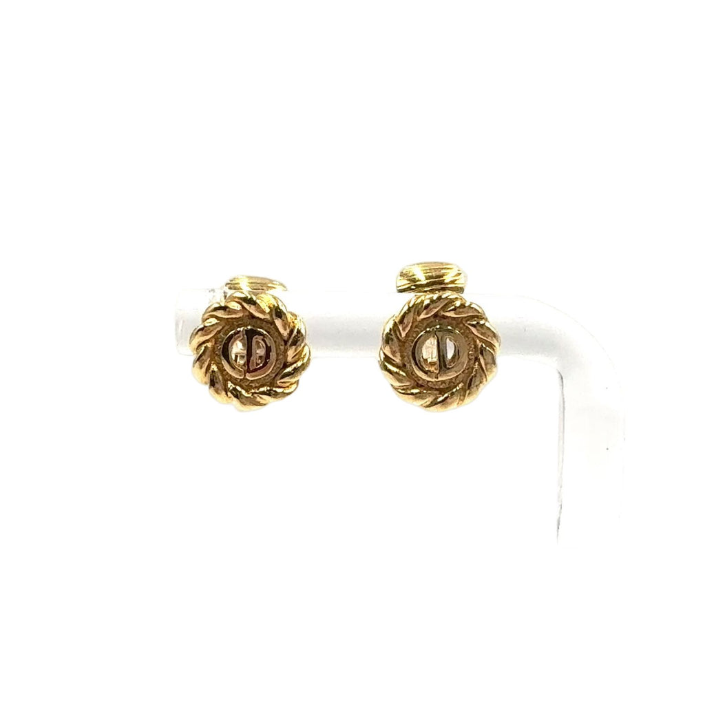 Dior Cirque Roulis Gold Plated Earrings