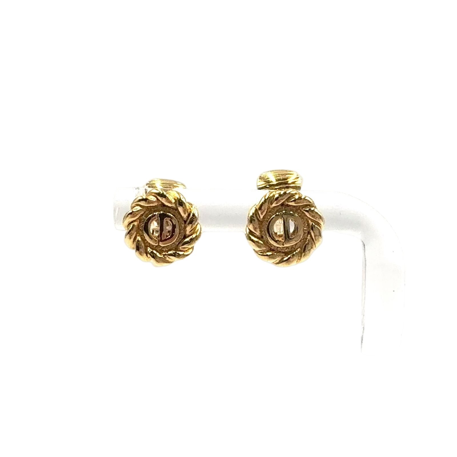 Dior Cirque Roulis Gold Plated Earrings