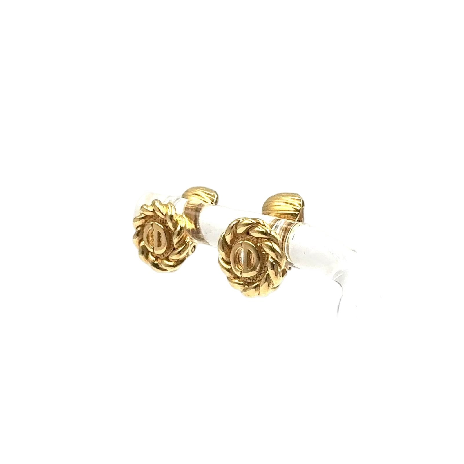 Dior Cirque Roulis Gold Plated Earrings — view 2
