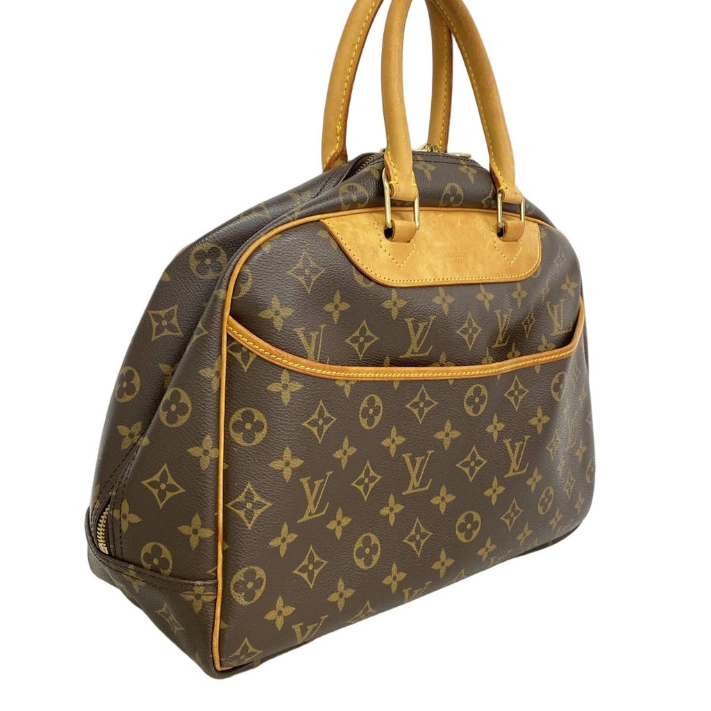 Louis Vuitton Handbag Monogram Deauville Brown — view 2